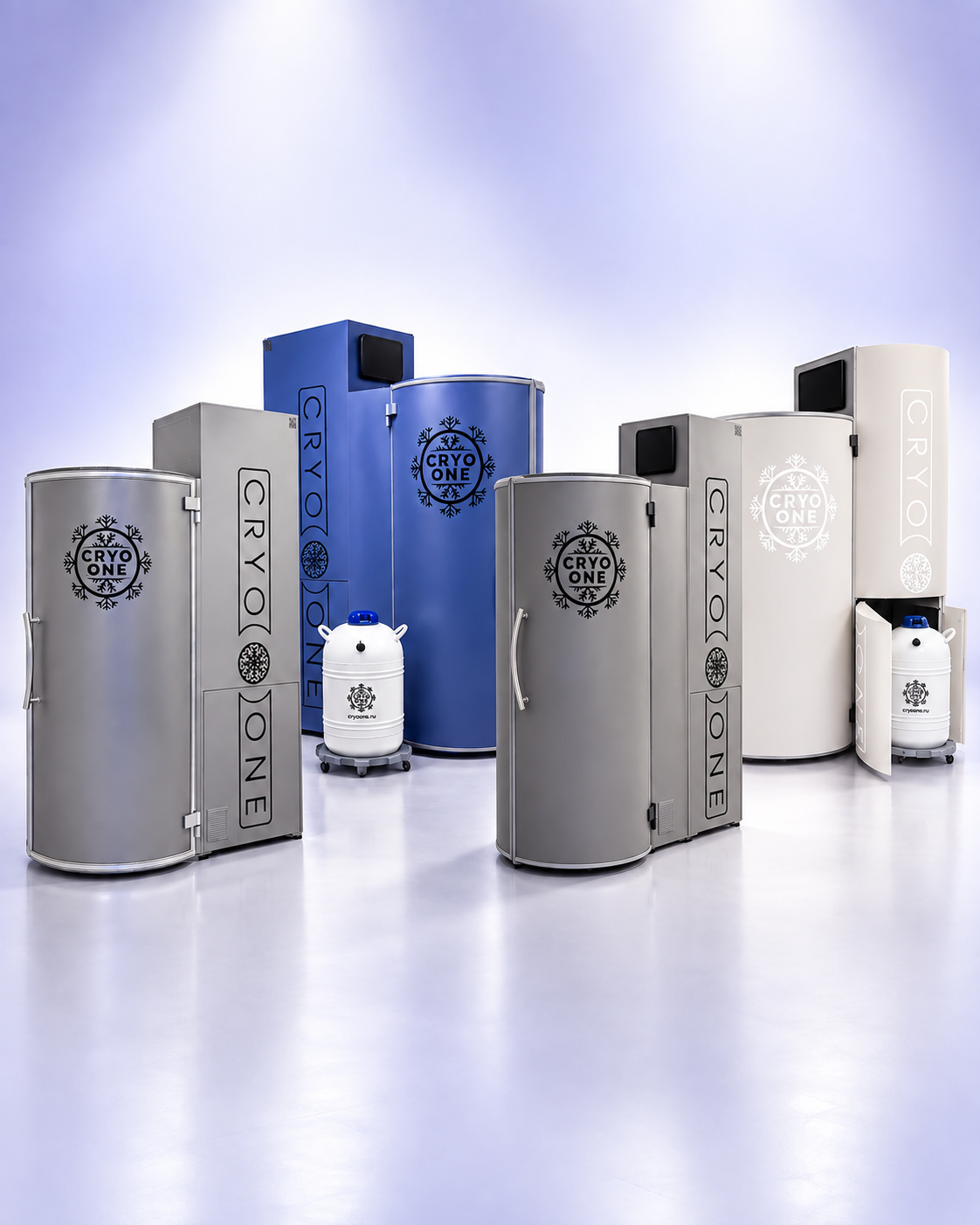 Модельный ряд криокапсул CryoOne